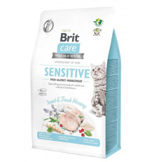 Сухий корм для кішок з харчовою непереносимістю Brit Care Cat GF Insect 400 г (комахи та риба)