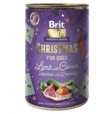 Корм вологий Brit Mono Protein Christmas Lamb д/собак різдвяна вечеря ягня 400 г