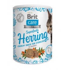 Ласощі Brit Care Superfruits Snack Herring д/котів хрусткі оселедець 100 г