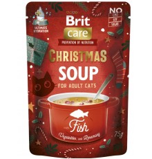 Корм вологий Brit Care Christmas Fish Soup для котів різдвяний суп з рибою 75 г