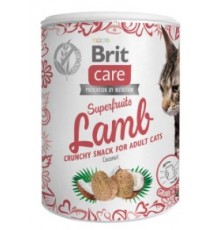 Ласощі Brit Care Superfruits Snack Lamb д/котів хрусткі ягня 100 г