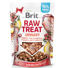 Ласощі для собак Brit Raw Treat freeze-dried Urinary для профілактики сечокам'яної хвороби, індичка, 40 г