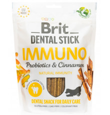 Ласощі для собак Brit Dental Stick Immuno для міцного імунітету, пробіотики та кориця, 7 шт, 251 г