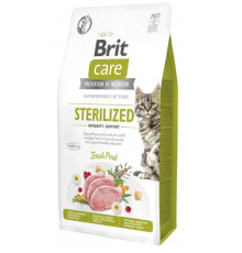 Сухий корм для стерилізованих котів Brit Care Cat Grain Free Sterilized Immunity Support 2 кг (свинина)