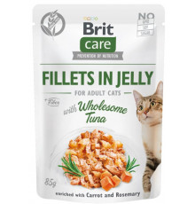 Вологий корм для котів Brit Care Cat pouch 85 г (тунець у желе)