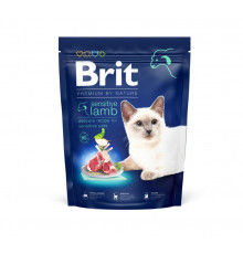 Сухий корм для котів із чутливим травленням Brit Premium by Nature Cat Sensitive з ягнятком 300 г