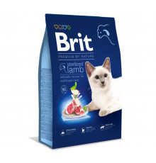 Сухий корм для стерилізованих котів Brit Premium by Nature Cat Sterilized Lamb з ягнятком 8 кг