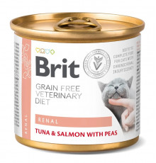 Вологий корм Brit VetDiets Renal для кішок з хронічною нирковою недостатністю 200 г