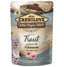 Вологий корм для котів Carnilove pouch 85 г - форель та ехінацея