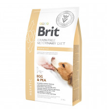 Сухий корм для собак при захворюваннях печінки Brit GF Veterinary Diet Hepatic 2 кг (яйце)