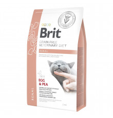Сухий корм для кішок при захворюваннях нирок Brit GF Veterinary Diet Renal 2 кг (яйце)
