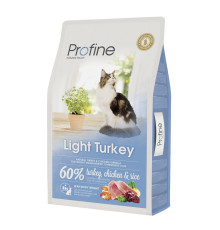 Сухий корм для кішок із зайвою вагою Profine Cat Light 10 кг (індичка та курка)