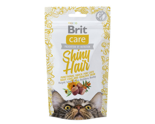 Brit Care Ласощі для кішок для шкіри та шерсті 50 г Brit Care Ласощі для кішок для шкіри та шерсті 50 г