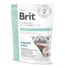 Сухий корм для кішок при захворюваннях сечовивідних шляхів Brit GF Veterinary Diet Struvite 400 г (курка)