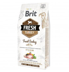 Сухий корм для собак із зайвою вагою Brit Fresh Turkey with Pea 2,5 кг (індичка)