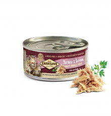 Вологий корм консерва для кошенят Carnilove Turkey & Salmon 100 г (лосось та індичка)
