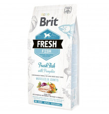 Сухий корм для дорослих собак великих порід Brit Fresh Fish with Pumpkin 2,5 кг (риба)
