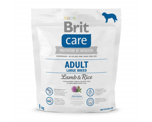 Сухий корм для дорослих собак великих порід (вагою від 25 кг) Brit Care ...
