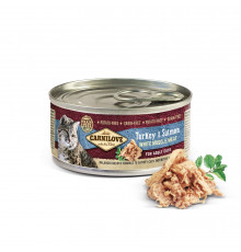 Вологий корм консерва для кішок Carnilove Salmon & Turkey 100 г (лосось та індичка)
