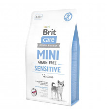 Сухий корм для собак мініатюрних порід із чутливим травленням Brit Care Mini GF Sensitive 2 кг (олені)