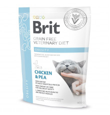 Сухий корм для кішок для зниження ваги Brit GF Veterinary Diet Obesity 400 г (курка)