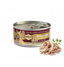 Вологий корм консерва для кішок Carnilove Chicken & Lamb 100 г (курка та ягня)
