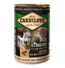 Вологий корм консерва для собак Carnilove Duck & Pheasant 400 г (качка та фазан)