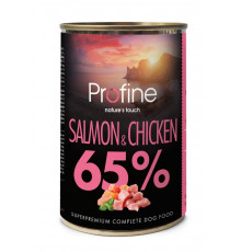 Вологий корм консерва для собак Profine Salmon and Chicken 400 г (лосось та курка)