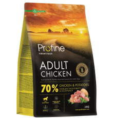 Корм сухий Profine Chicken and Potatoes для дорослих собак всіх порід, з куркою та картоплею, 3 кг