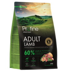 Корм сухий Profine Lamb and Potatoes для дорослих собак всіх порід, з ягнятиною та картоплею, 3 кг