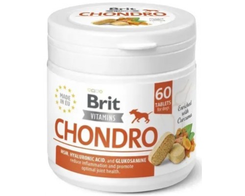 Вітаміни Brit Vitamins Chondro для собак для суглобів 60 таблеток